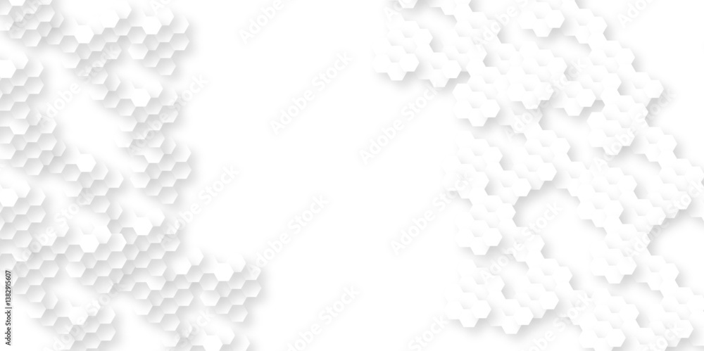 Fototapete background with hexagons . abstract background with lines . white texture background . hexagon abstr