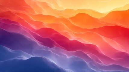 Fototapeta premium Waves Colour Graphic Texture Pattern Wallpaper Concept