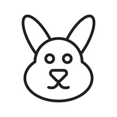Bunny icon vector image. Suitable for mobile apps, web apps and print media.