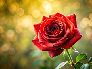 Beautiful red rose blooms, single rose photography, elegant floral images, romantic bouquet, stunning background.