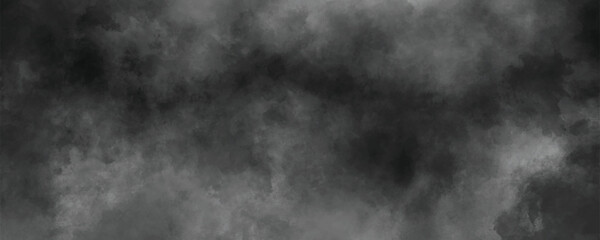 Obraz premium Dreamy and moody abstract storm-inspired monochrome ink wash with grunge textures