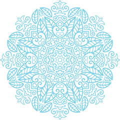 Beautiful Mandala Art and Vector Mandala Design Image.