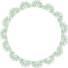 Beautiful Mandala Art and Vector Mandala Design Image.