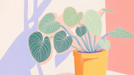 vector illustration of a plants, green plants