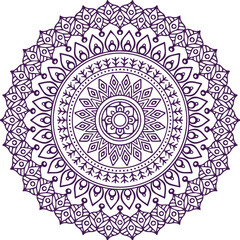 Beautiful Mandala Art and Vector Mandala Design Image.
