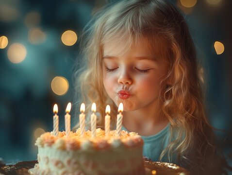 Der Zauber eines Kindergeburtstags: Der Wunsch vor dem Kerzenpusten