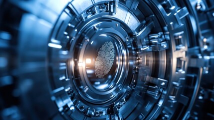 Analyzing Fingerprint on Advanced Metal Structure with Blue Lighting