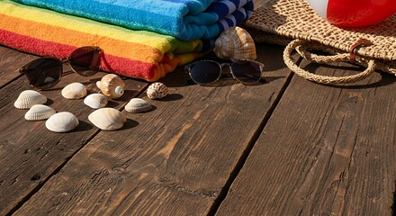 Sun-Kissed Summer Still Life AI Generated