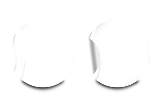 Blank paper Round Sticker Texture Mock up