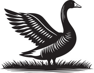 Obraz premium Goose vector
