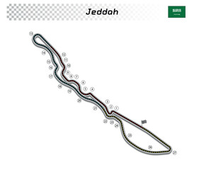Jeddah circuit for motorsport and autosport