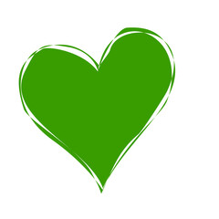 green heart vector