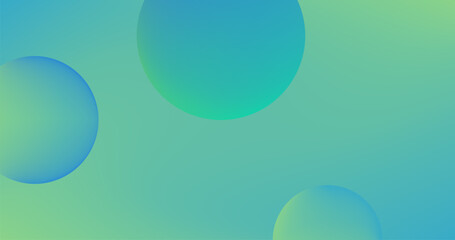 Gradient mesh abstract background with balls. Modern screen vector design for mobile app or web.