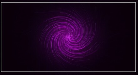 Purple Vortex of Light AI Generated
