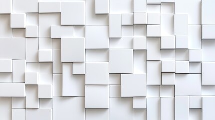 Obraz premium Abstract white ceramic mosaic tile wall texture art interior design home decor modern aesthetic