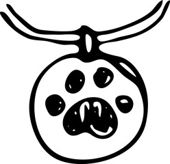 Obraz premium Hand Drawn arrow doodle. Sketch dollar icon. Decoration element. Isolated on white background. Flat design. Vector illustration