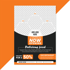 Restaurant flyer template