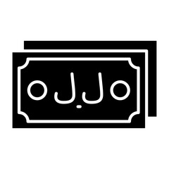 Lebanese Pound Note Icon