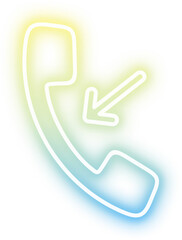 Neon Calling Icon