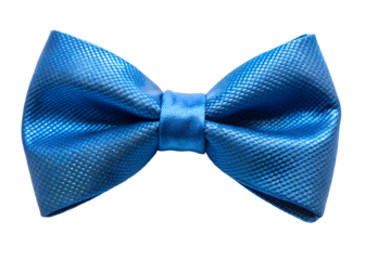blue tie bow clipart image on transparent background