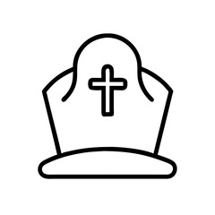 Obraz premium Religious hat with cross symbol 