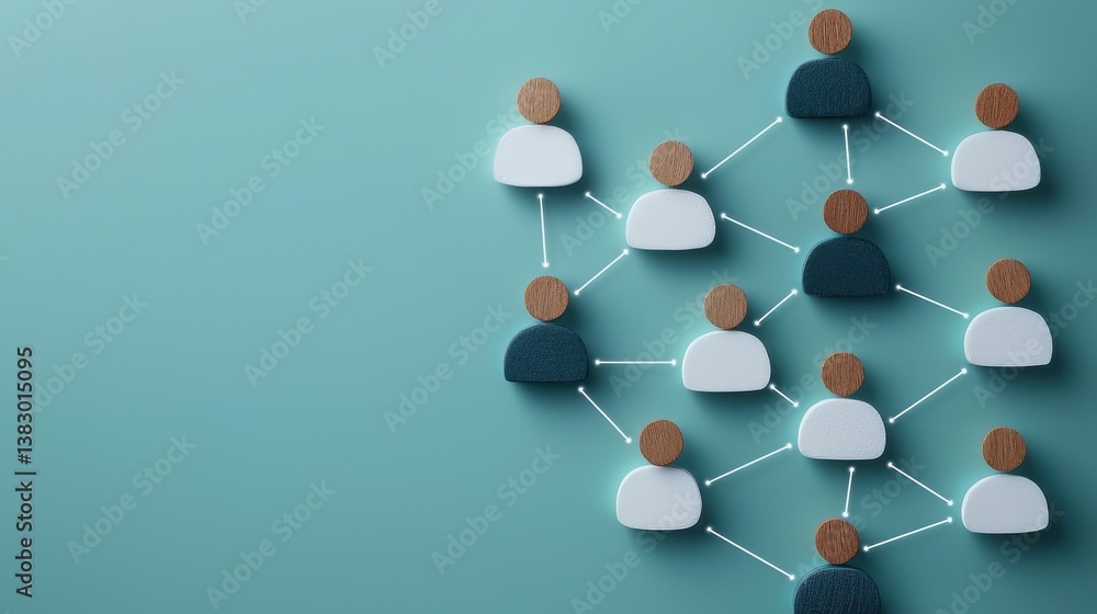 Poster a visually striking image depicting an interconnected network of diverse elements symbolizing the sy
