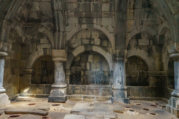 The interior of the Haghpat monastery complex