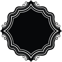 vector illustration of a decorative frame