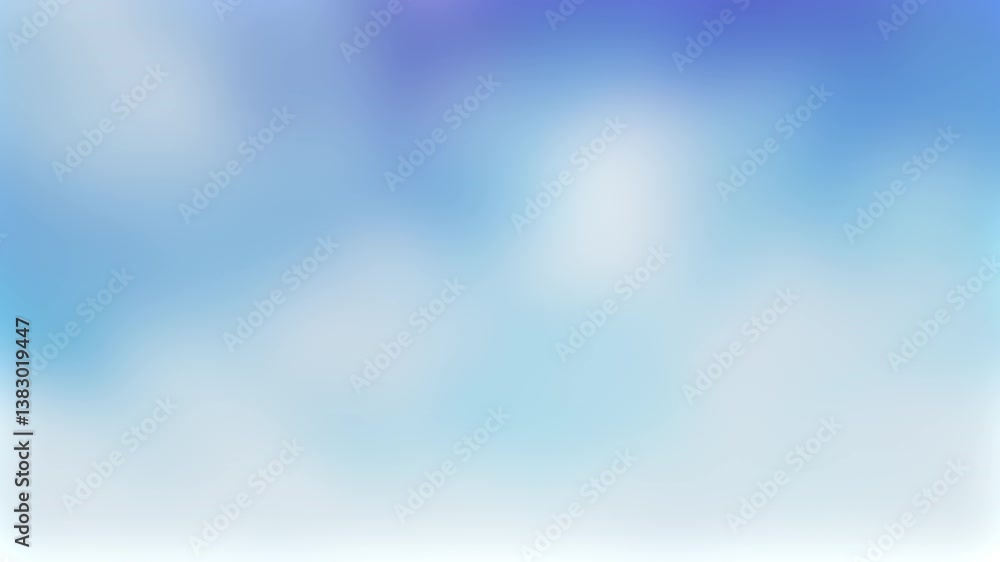 Poster 4k loop blurred blue screen abstract moving slideshow background video with blur effect. abstract ho