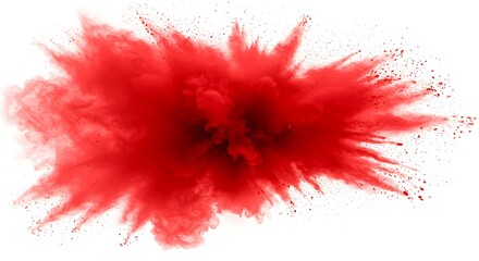 Crimson Cloud Burst AI Generated