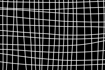 Abstract line pattern simple grid. Hand drawn grid Asymmetric geometric square. Black white Crosshatch design. Hand drawn crosshatch pattern.