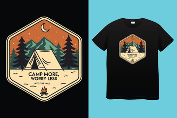Adventure t-shirt design, Outdoor t shirt design, t-shirt design vector for print, Camping design vector illustration, Travel quotes for t shirt, Camping T-Shirts Amazon, Mountain t shirt