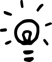 Hand Drawn comet doodle. Sketch style icon. Decoration element. Isolated on white background. Flat design. Vector illustration