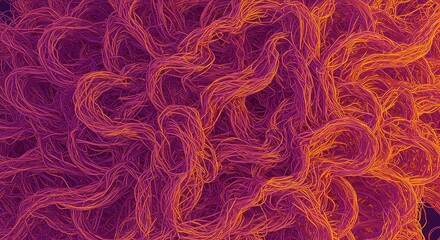 Crimson Tangled Threads AI Generated