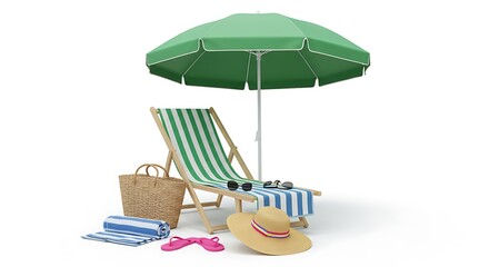 Summer's Gentle Embrace AI Generated