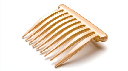 Hair styling tool on white background