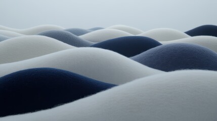 Fototapeta premium A row of pillows with different colors and sizes