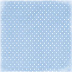 Polka dots design, Blue background, seamless repeat dots pattern, gift wrap paper