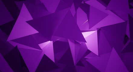 Violet Geometry: Depth of Shadow AI Generated