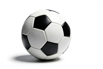 Fototapeta premium Isolated football with shadow on white background , high resolution, athletic