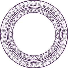 Beautiful flower art and mandala vector design