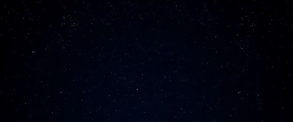 Celestial Canvas: A Night Sky Panorama