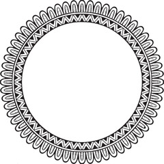 Beautiful flower art and mandala vector design