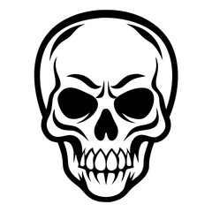 Obraz premium Skull Silhouette