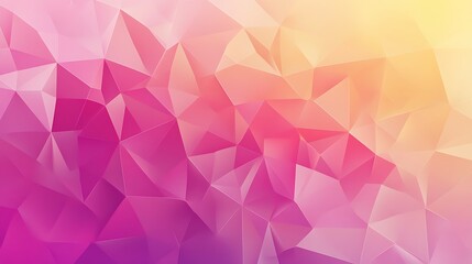 Obraz premium Abstract Pink and Yellow Triangular Pattern Background