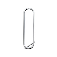 paper clip isolated on white background