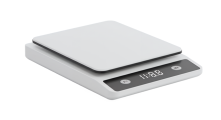 Compact Digital Kitchen Scale for Accurate Weight Measurement at Home