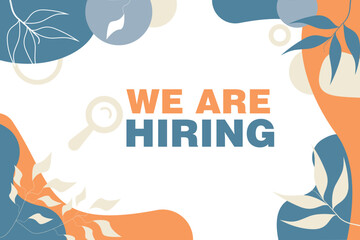 Modern We Are Hiring Flyer - Job Opening Announcement