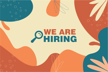 We Are Hiring - Creative Job Vacancy Banner Design