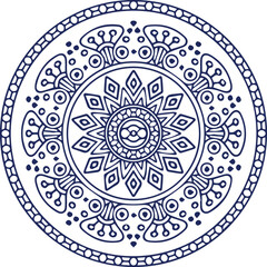 Beautiful flower art and mandala vector design